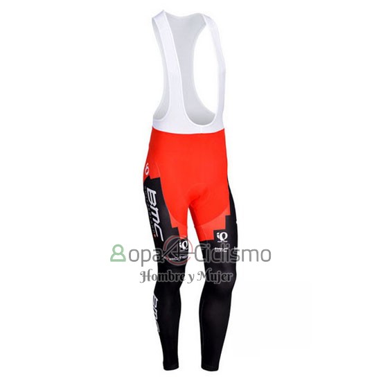 Bmc Ropa Ciclismo Culotte Largo 2013 Mangas Largas Negro y Rojo